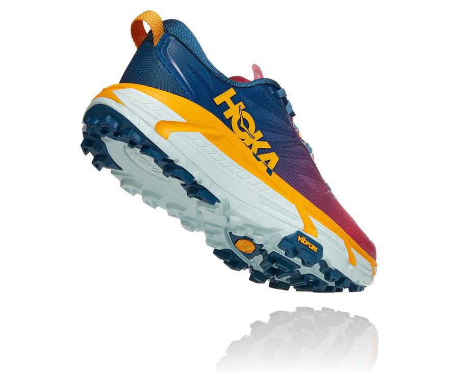 Hoka One One トレイルシューズ レディース 青 - Mafate Speed 3 - CP9186207